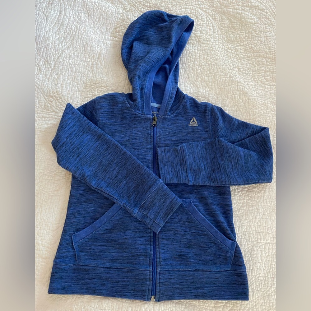 Girls Reebok zip up Hoodie size M 10-12
